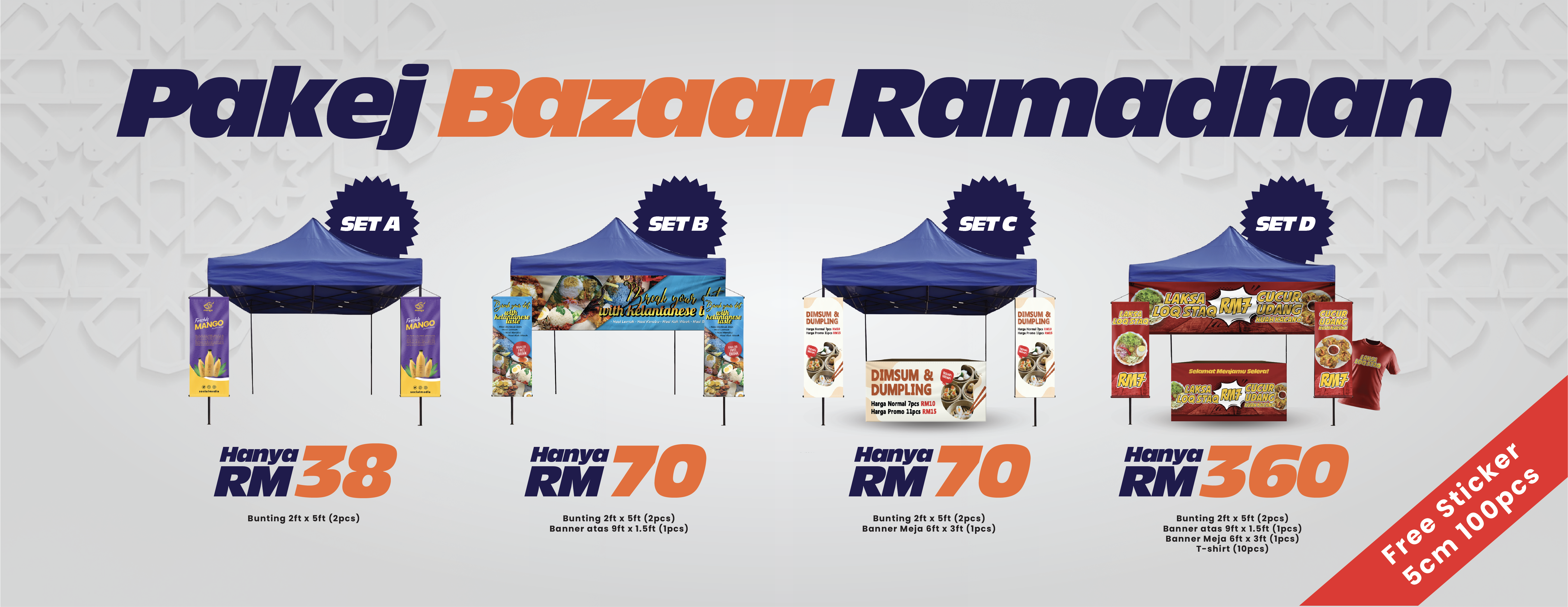 PAKEJ BANNER RAMADHAN